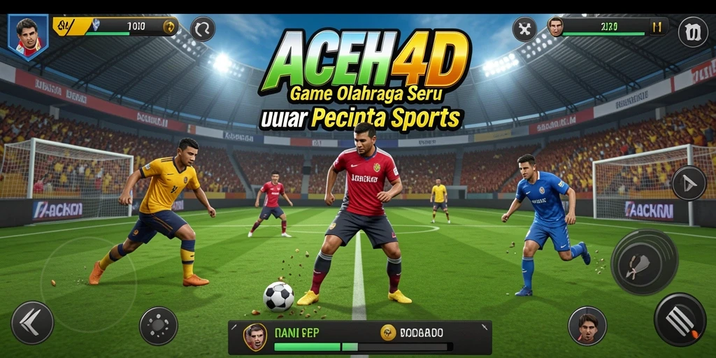 Screenshot ACEH4D menampilkan aksi seru dalam pertandingan olahraga.