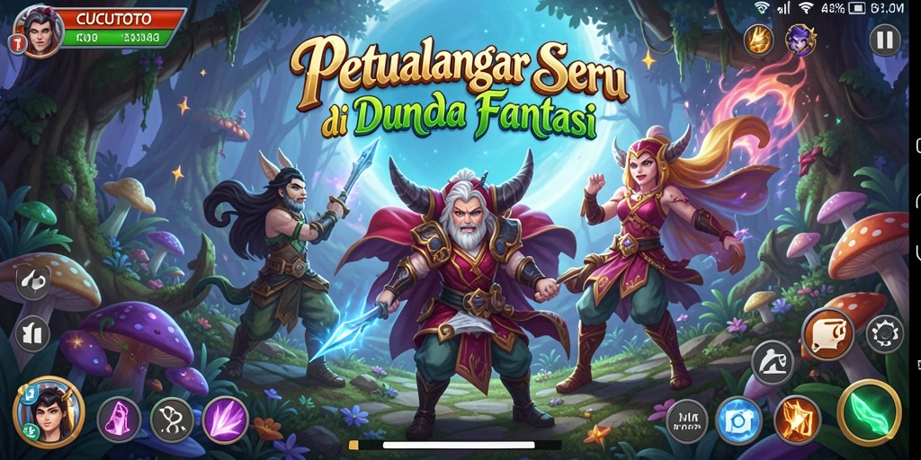 Screenshot gameplay CUCUTOTO dengan aksi petualangan seru.