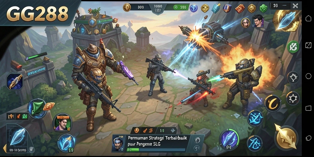 Tampilan gameplay GG288 yang mendebarkan dengan aksi SLG.