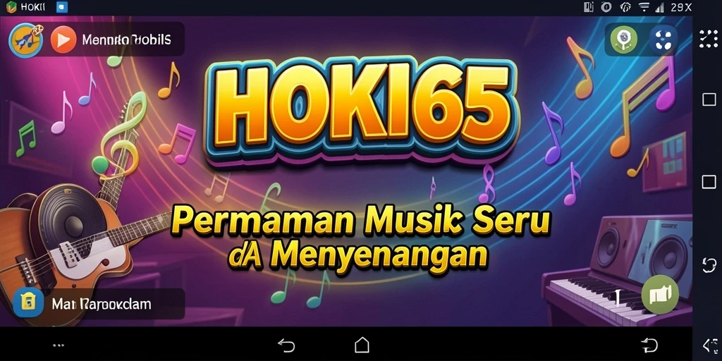 Tampilan gameplay HOKI65 yang penuh warna dan menarik.