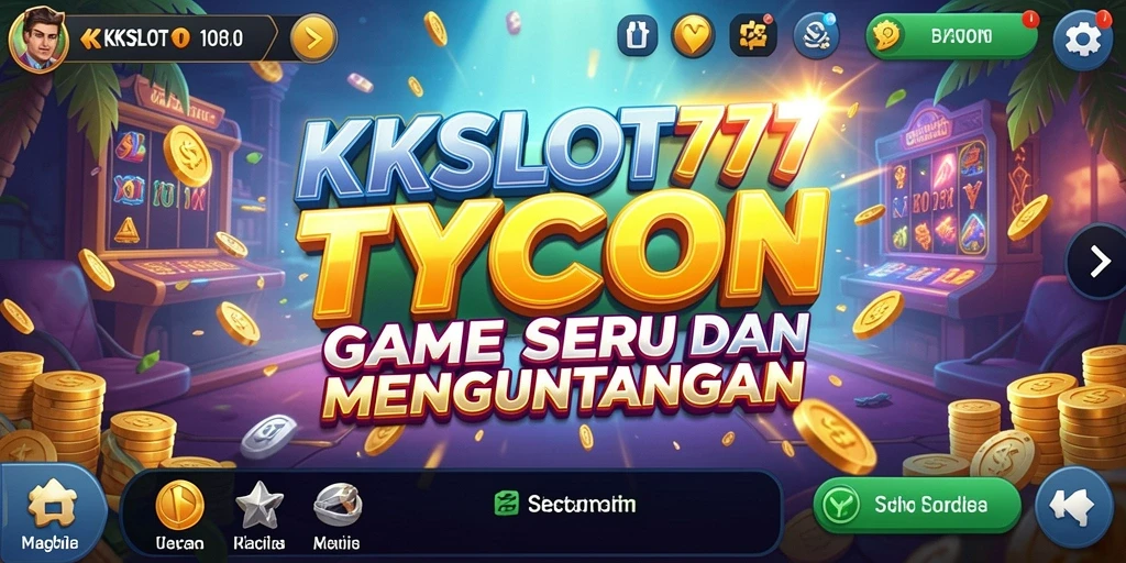 Tampilan gameplay KKSLOT777 yang menarik dan penuh warna.