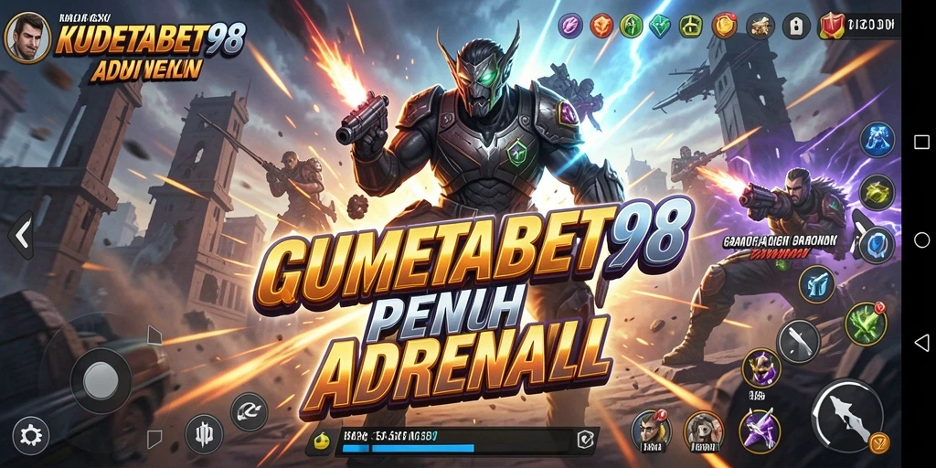 Tampilan gameplay menegangkan dari KUDETABET98 dengan aksi seru dan karakter yang kuat.