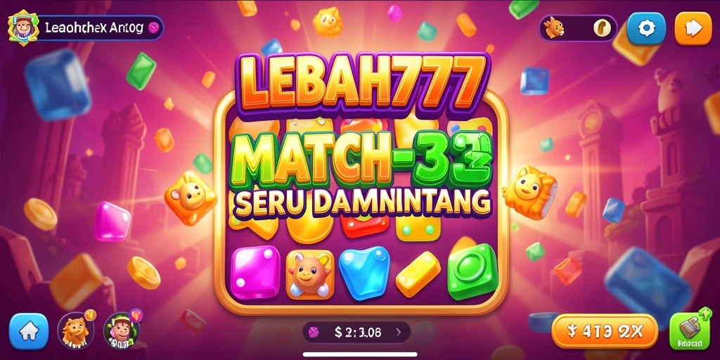 Tampilan gameplay LEBAH777 yang menarik dan penuh warna.
