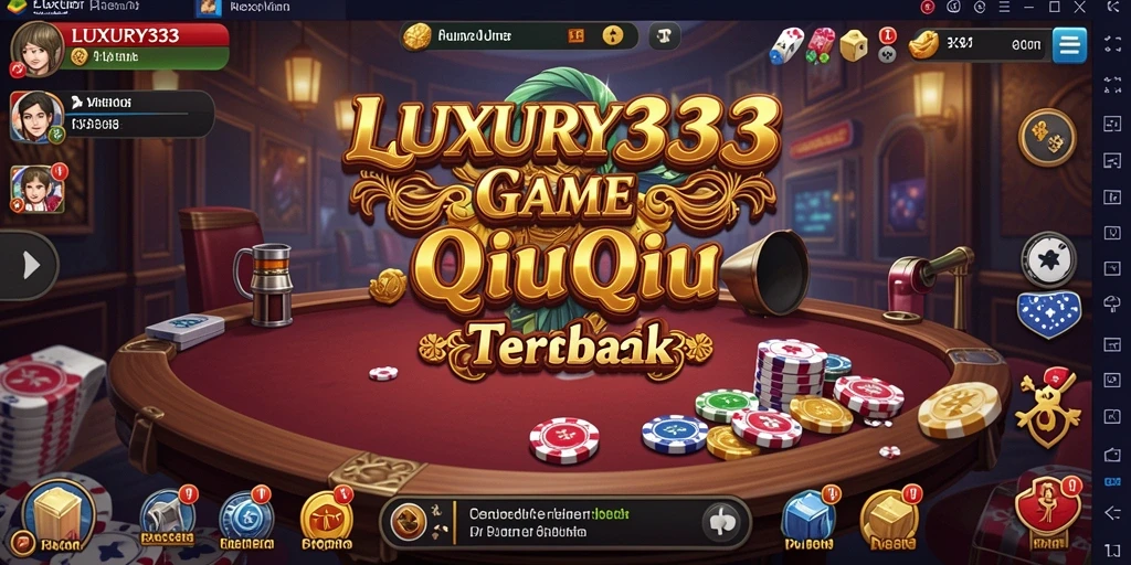 Screenshot utama LUXURY333 menampilkan permainan QiuQiu yang seru dan mendebarkan.