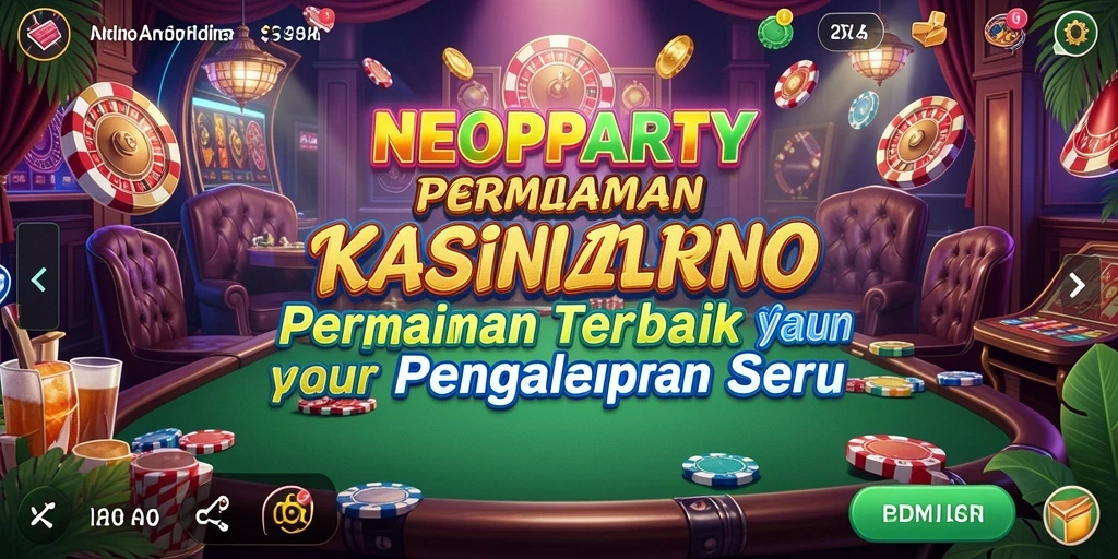 Gambaran gameplay kasino yang mendebarkan di NEOPARTY.