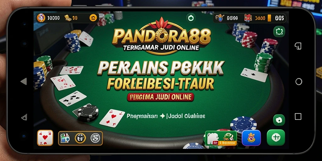 Tampilan gameplay Poker yang seru dan interaktif di PANDORA88.
