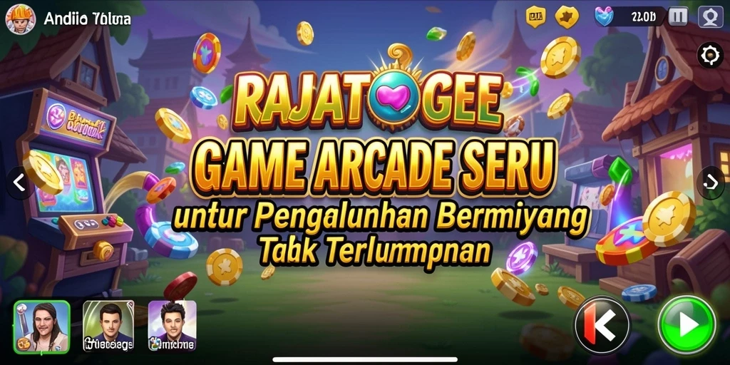 Tampilan menarik dari gameplay seru RAJATOGEL.