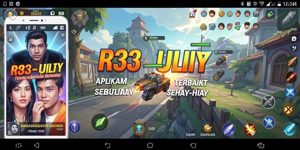 Tampilan utama RR33 dengan fungsionalitas aplikasi Utility.