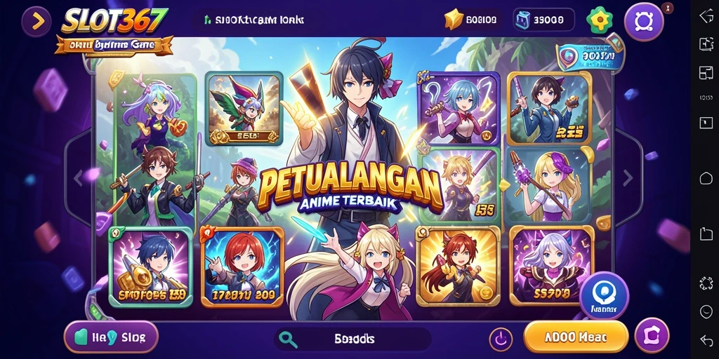 Tampilan gameplay SLOT367 dengan karakter Anime yang menawan.