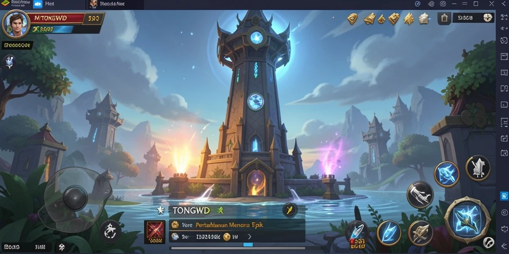 Gameplay seru dan menegangkan dalam TONGWD Tower Defense.